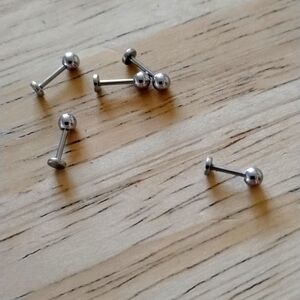 18g Surgical Steel Flat Back Stud Earrings